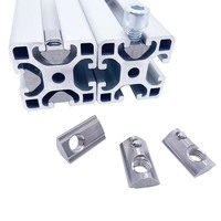 Écrous à fente en T série 4040 M4 M5 M6 M8 écrous élastiques à ressort pour profilé en aluminium à fente de 8mm imprimante 3D fraisage CNC