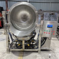 Marmite de Cuisson Automatique Hydraulique à Chauffage Électrique Personnalisable 60 kW, 400 L, avec Panier et Enveloppe Chauffante