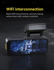 Caméra de tableau de bord à écran tactile 4K 123 ° enregistreur de conduite avant arrière vidéo IPS LCD WiFi GPS 24H Mode de stationnement prend en charge la carte 128G - Product Image 5