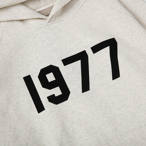 Ensemble de survêtement décontracté pour homme, style streetwear, 100 % coton, imprimé numérique, tricoté, séchage rapide, sweat à capuche et pantalon de survêtement, modèle 1977 - Product Image 5