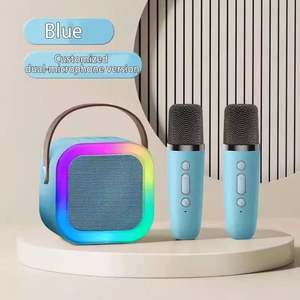 Altavoz de Karaoke Portátil Worthy Mini con Micrófono Inalámbrico y Luces de Colores, RGB Activo de Metal, 3W - Product Image 5