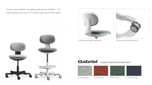 Silla de Oficina Médica de Alta Calidad sin Reposacabezas ni Reposabrazos, Giratoria, para Trabajo, en Venta - Product Image 5