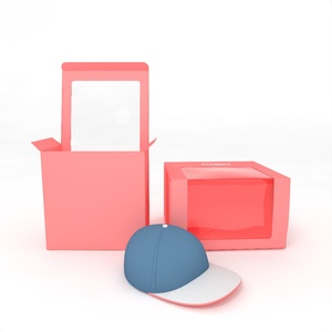 Boîtes d'expédition en carton ondulé avec logo personnalisé, imprimées en couleur, pour chapeaux - Product Image 3