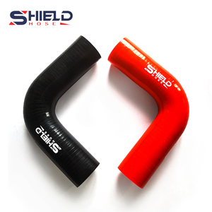 SHIELD Usine NOIR Silicone Coude Tuyau Automobile Turbo <span class=keywords><strong>Tuyauterie</strong></span> De Raccordement pour Seadoo BRP Inférieur Formé Tuyau D'eau - Product Image 2