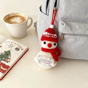 <span class=keywords><strong>Muñeco</strong></span> <span class=keywords><strong>de</strong></span> Ganchillo <span class=keywords><strong>de</strong></span> Santa Claus Pequeño con Tema Navideño, Juguete <span class=keywords><strong>de</strong></span> Punto Amigurumi para Regalo <span class=keywords><strong>de</strong></span> Navidad para la Familia - Product Image 2