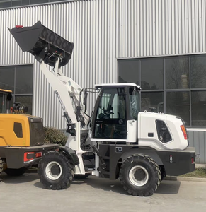 Multifungsi Mini pemuat kecil 4x4 Joystick hidrolik Articulated <span class=keywords><strong>RC</strong></span> roda <span class=keywords><strong>Loader</strong></span> salju pisau kayu depan pemuat - Product Image 1