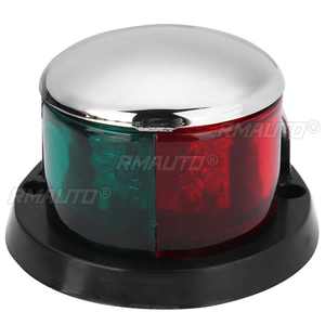 2 lampes de signalisation 12V pour bateau, feux de navigation LED rouge et vert pour bateaux, yachts, camions, remorques, fourgonnettes - Product Image 3