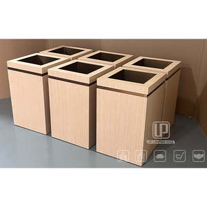 Table console carrée en bois de luxe marron de qualité supérieure, la plus populaire, pour salon - Product Image 5
