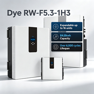 ระบบจัดเก็บพลังงานออลอินวัน Deye RW-F5.3-1H3 แรงดันต่ำ คุณภาพดี มาตรฐาน IP65 สำหรับใช้ในบ้าน ปี 2026 สต็อก EU - Product Image 1