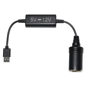 USB 50 V Dc To 12 V Converter 5 V Usb 15 V Step Up Car Charger USB Buck ไฟแช็กหญิงสําหรับขายส่ง