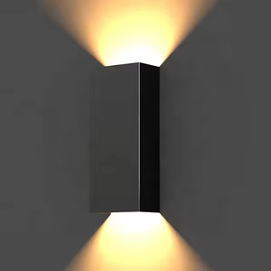 Luz de pared de aluminio IP65 para exteriores moderna cuadrada 5CCT 2700K-5000K lámparas LED Uso de jardín con montaje en pared - Product Image 1