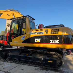 Excavadora de cadenas Caterpillar 325C usada de 25 toneladas, original de Japón, a gran escala, con sistema hidráulico en buen estado, ¡gran oferta! - Product Image 1