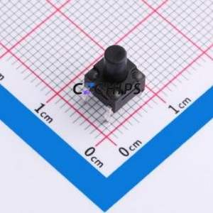 GT-TC116A-H090-L1 Tactile Switch Through hole Component (THT) Switch Single Pole Single Throw Round Button 1.6N Through Hole - Product Image 1