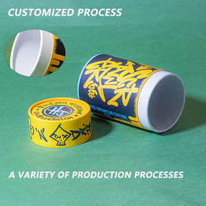 Cilindro de regalo respetuoso con el medio ambiente de grado alimenticio personalizado, caramelo redondo, galleta, té, Chocolate, regalo, embalaje de Chocolate, tuercas, tubo de papel - Product Image 6