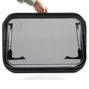 Fenêtre escamotable pour camping-car à installation rapide avec moustiquaire et occultant, fenêtre à charnières en acrylique double couche pour camping-car et <span class=keywords><strong>caravane</strong></span> - Product Image 2