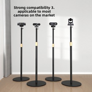 Soporte de Suelo Telescópico con Rotación de 360° y Gimbal de Aluminio Siying PB21 para Transmisión en Vivo y Salas de Reuniones - Product Image 1