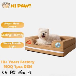 Umweltfreundliche Haustierbedarfsartikel Beheiztes Nest Konstante Temperatur Stoff-Wärmematte Energiesparend Waschbar Intelligentes Bett für Hunde und Katzen - Product Image 1