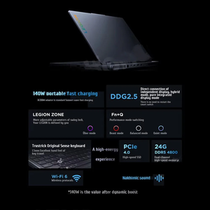 2024 Legion Y7000 15,6 pulgadas 165Hz IPS pantalla Notebooki7-13650HX 24GB 512GB RTX4060 nueva PC portátil para juegos - Product Image 5