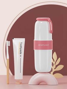 Travel Wash Set Portable Cup Bathroom Toothpaste Storage Box Household <b>Toothbrush</b> <b>Case</b> Custom Logo - Product Image 3