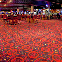 Moquette de couloir d'hôtel de luxe 100% nylon, imprimée sur mesure, mur à mur, pour salle de bal, hall 5 étoiles, ignifuge, pour banquet et casino