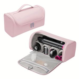Custom Logo PU Waterproof Travel Portable <b>Makeup</b> Cosmetic Bag for Hair Dryer & Curling Iron Storage <b>Case</b> - Product Image 1
