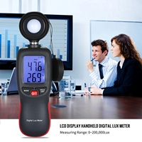 WT81 Medidor de Lux Digital Pantalla Lcd Iluminómetro de mano Mini Luminómetro Fotómetro Luxómetro Medidor de luz
