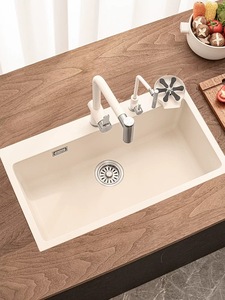 Modern 304 stainless steel invisible embedded nano coating scratch resistant intelligent digital kitchen sink - Product Image 2