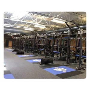 Great Abrasion Resistance Eco-Friendly Anti-Slip Cover Plastic Gym Rubber Floor <b>Mats</b> with 5-Year Warranty and European Design - Product Image 1