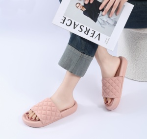 Ả Rập nóng bán phụ nữ ngoài trời Dép Tùy chỉnh màu nêm dép mềm xốp massage Slide dép cho phụ nữ - Product Image 5