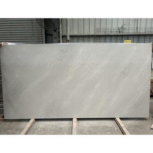 TMZ STONE ODM OEM ท็อปโต๊ะเครื่องแป้งควอตซ์ประดิษฐ์ตกแต่งสไตล์โมเดิร์น คุณภาพสูง 6042 คอนกรีตลักซ์ สำหรับการออกแบบตกแต่งภายในห้อง - Product Image 1