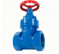 Vanne de régulation manuelle filetée à joint souple, type verrouillable avec entrée pour compteur en option, PN16, OEM disponible, 1/2"~4" pour l'alimentation en eau