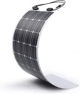 HUIDA 고품질 도매 PV 모듈 90W 50W 100W 150W 200W 300W RV 지붕 태양 광 발전 시스템에 대 한 휴대용 유연한 태양 전지 패널