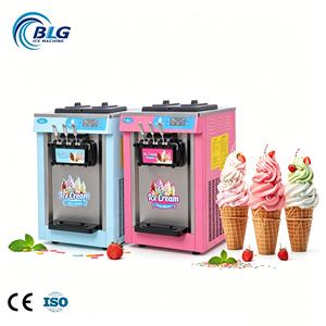 Macchina per <span class=keywords><strong>Gelato</strong></span> Soft a Doppio Compressore, Macchina per <span class=keywords><strong>Gelato</strong></span> Soft Serve Selato - Product Image 1
