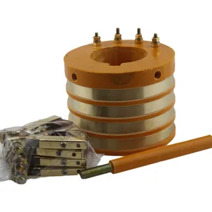 Токосъёмное кольцо SRS5010075-4T электрические производители угольные щётки, а также смазывайте механизм сбора вращающееся соединение полюсных колес