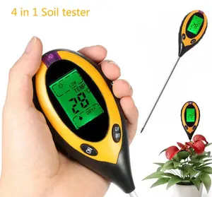 Nova Multifuncional Testador de PH Do Solo de pH Do Solo Medidor De Umidade da Temperatura Luz Quatro-em-um Medidor de PH Do Solo