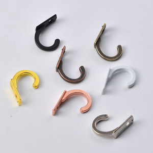 Antique Alloy Small Hook Single Hole Mini Hook Wall Mounted Clothes Organizer For Behind Doors Or Walls Zinc Alloy Round Shape - Product Image 1
