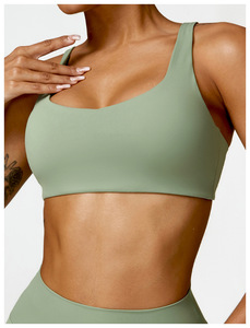 Sujetador de Yoga ajustado y de secado rápido a prueba de golpes para correr hermosa espalda ropa interior deportiva desnuda Fitness Tank Tops - Product Image 3