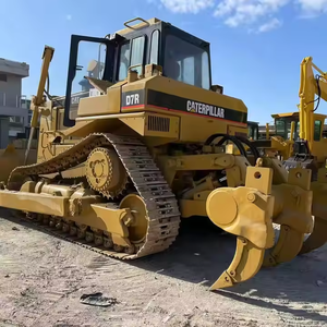 รถดันดิน CAT Caterpillar D7R D7H สีเดิม พร้อมรางยกสูง เครื่องจักรหนักสำหรับงานดิน ขาย - Product Image 1