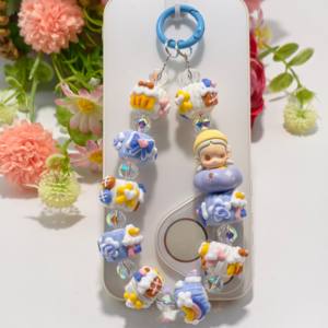 Ciondolo con Perline Dipinte a Mano della Serie Goodnight Starry Sky - Squisito Ciondolo per Telefono e Borsa - Product Image 6