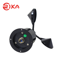 Estación Meteorológica Industrial de Bajo Costo RIKA RK100-02 RS485, Anemómetro de Tres Copas con Sensor de Velocidad del Viento de 4-20 mA