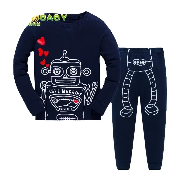 2-7Y, Bestseller Jungen und Mädchen Cartoon Pyjama Tier Kinder Stram pler Kinder Pyjama 248