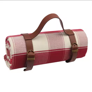 야외 캠핑 깔개를 위한 방수 백킹과 수제 주문 신소재 피크닉 담요 빨 비치 매트 - Product Image 1