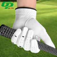 GP Gants de golf en cuir PU de haute qualité en peau de mouton pour hommes femmes Élégant personnalisable Protection UV amélioré Jeu de golf Sports Gym