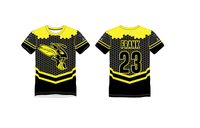 Fabricant de t-shirts personnalisés à faible MOQ, impression intégrale, sublimation DTF, mélange de fibres, uniforme personnalisé pour équipe, t-shirt de sport pour homme, sublimation