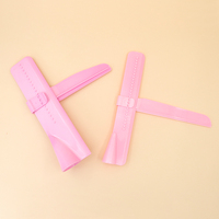 Lot de 2 grandes spatules à crème, outils de pâtisserie, couteau à lisser en plastique, ustensiles de simulation pour la décoration de gâteaux