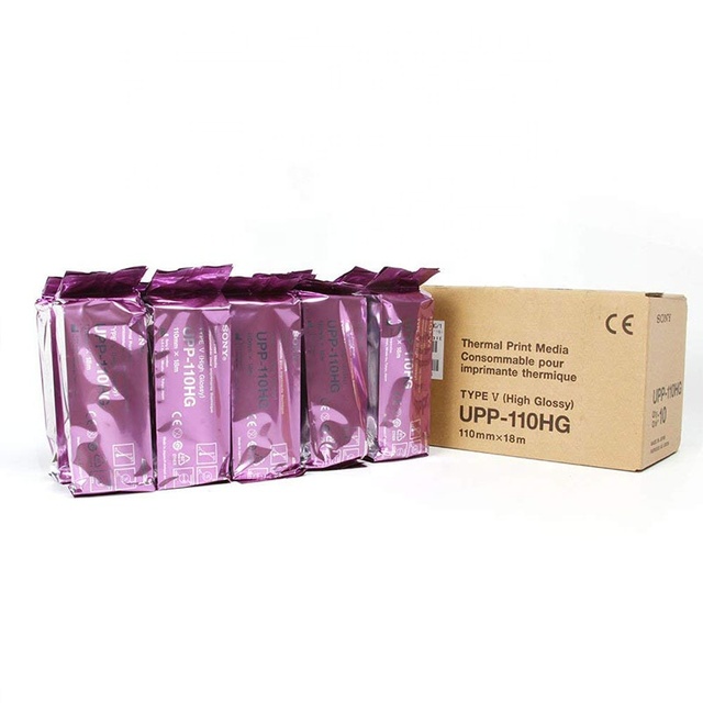 Medical Thermal Ultrasound Paper 110mm X 18m 110mm X 20m UPP110HG UPP-110HD UPP110S Roll for Sony Video Printer