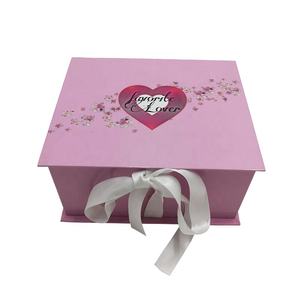 Emballage de cadeaux de mariage avec Logo personnalisé, boîte en papier avec ruban pour <span class=keywords><strong>robe</strong></span>, emballage de cadeaux cosmétiques, en soie à l'intérieur - Product Image 6