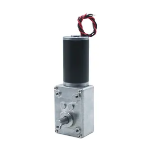 DC12V 24V couple puissant Geotor métal Turbo boîte de vitesses à vis sans fin type-D arbre inversé basse vitesse 70kg.cm moteur à engrenage à vis sans fin autobloquant - Product Image 6