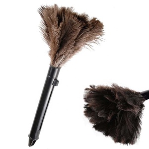 Vente flash : <span class=keywords><strong>Plumeau</strong></span> en plumes d'autruche avec manche télescopique en plastique pour le nettoyage des plafonds hauts - Product Image 1