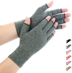 Top vendeur femmes hommes sans doigts main pouce Compression gants arthrite gants pour canal carpien rhumatisme tendinite